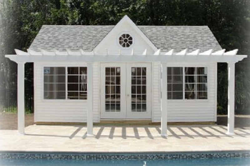 Gazebo Depot Gazebo Pool House (Rectangle), Gazebo Pool 